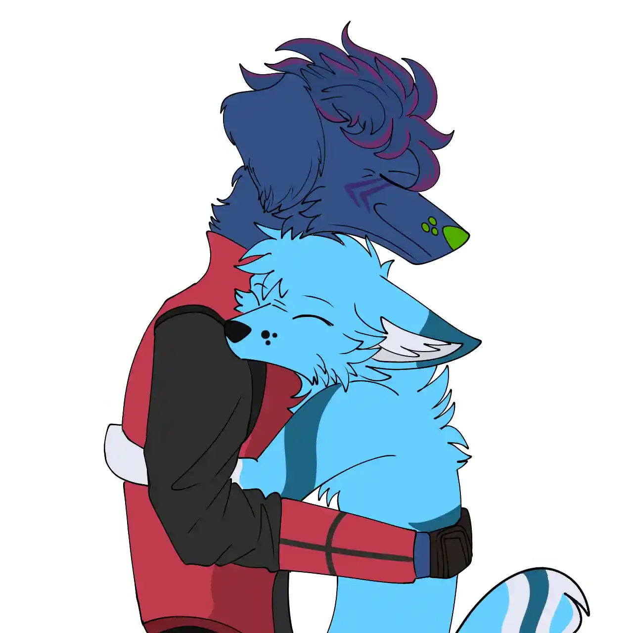 Sticker Hickcy & Crimson Hug