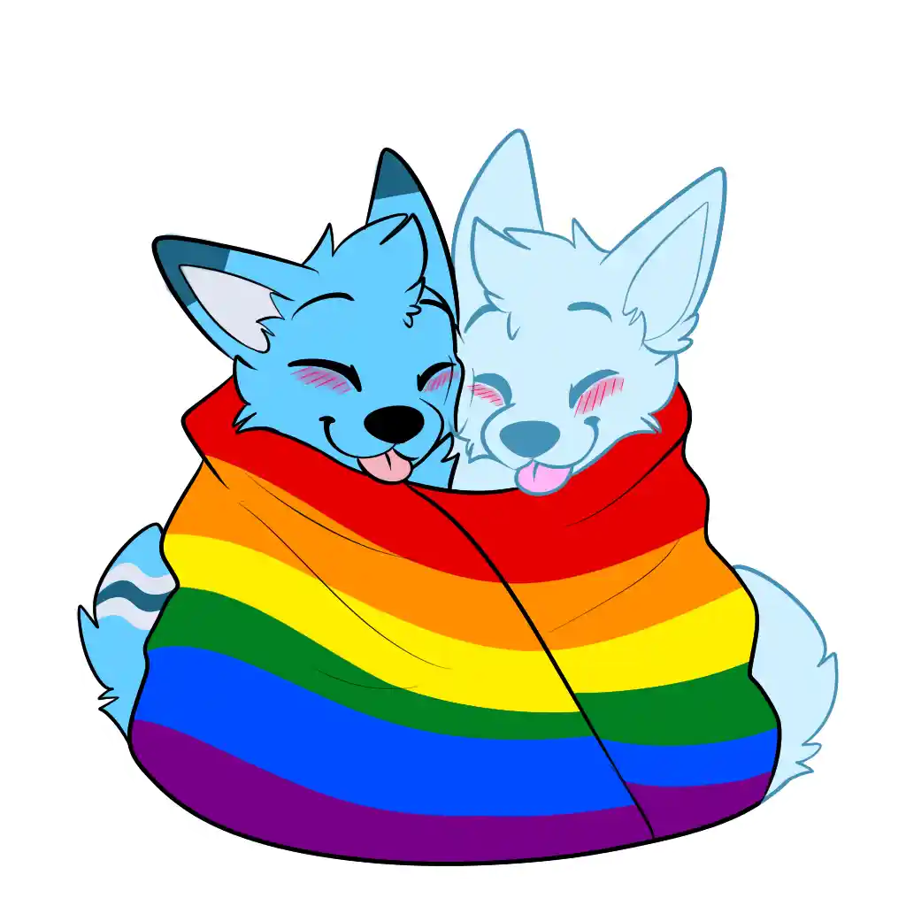 Sticker Hickcy Pride Hug